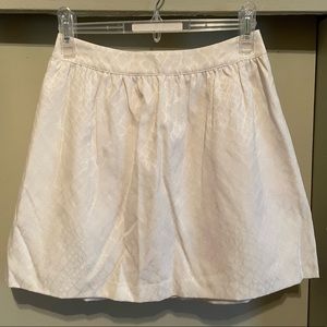 Cute white lined skirt